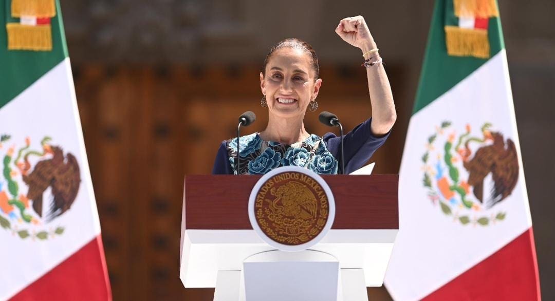 Desde el Zócalo, afirma Claudia Sheinbaum que México no impondrá aranceles a Estados Unidos