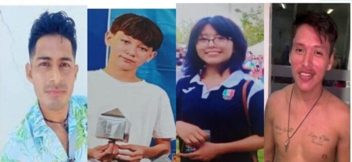 Localizan con vida a cuatro personas de Cancún reportadas como desaparecidas. Desactivaron sus fichas de búsqueda.