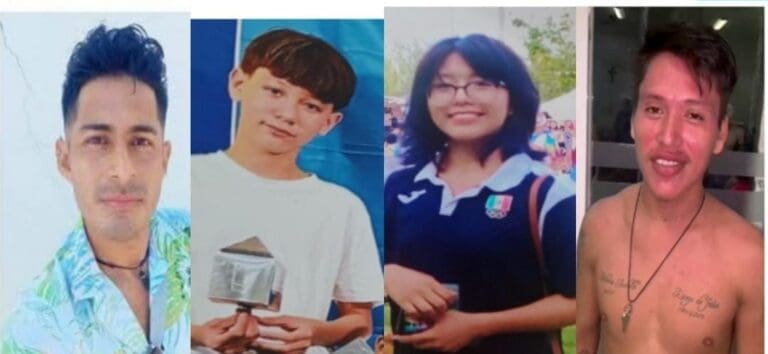 Localizan con vida a cuatro personas de Cancún reportadas como desaparecidas. Desactivaron sus fichas de búsqueda.