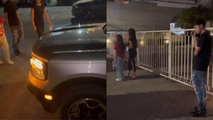 Hombre encuentra su camioneta siendo usad