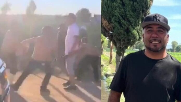 El presidente de una Junta Auxiliar en Puebla atacó con un machete a una mujer durante una riña. Exigen un castigo contra él.