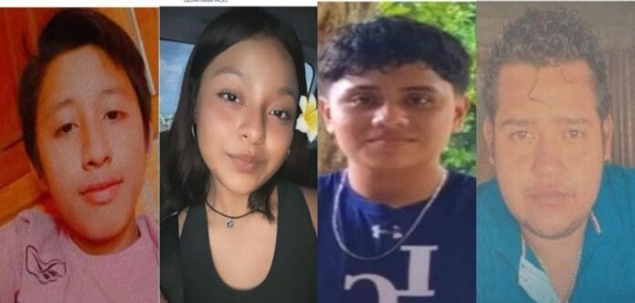 Reportan como desaparecidos a dos hombres y dos menores en Quintana Roo. Ya se activaron sus ficchas de búsqueda.