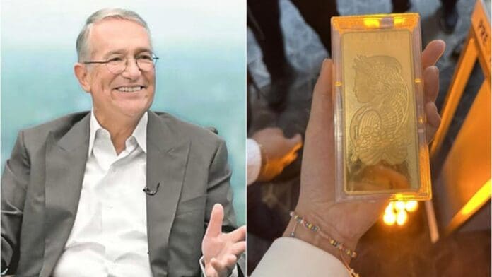 Ricardo Salinas Pliego regalará a sus seguidores lingote de oro valuado en más de 2mdp