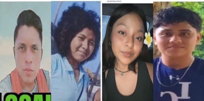 Se ha confirmado la localización con vida de cuatro personas en Quintana Roo. Se trata de tres menores de edad y un hombre.