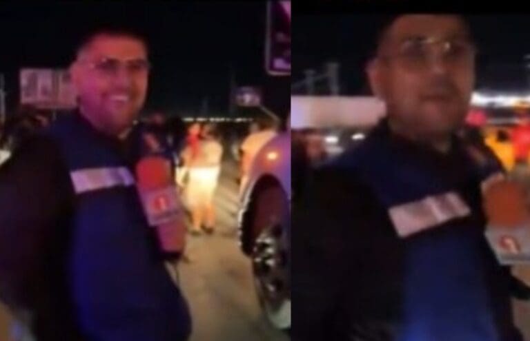 VIDEO: Reportero vive momento vergonzoso tras asegurar en vivo que le apestaba el hocico a cebolla