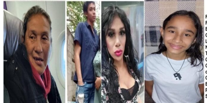 Buscan a seis personas desaparecidas en Cancún y Playa del Carmen. Ya se encuentran activas sus fichas de búsqueda.