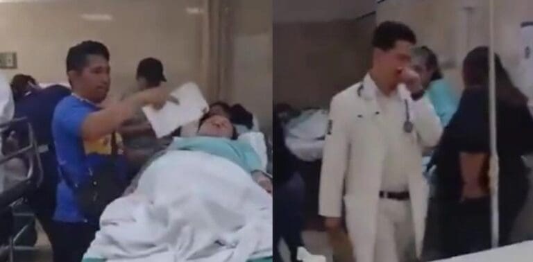 Pacientes del IMSS de Mérida, Yucatán sufren por el calor tras el apagón de las últimas horas. Dependencia dice que ya se resolvió.