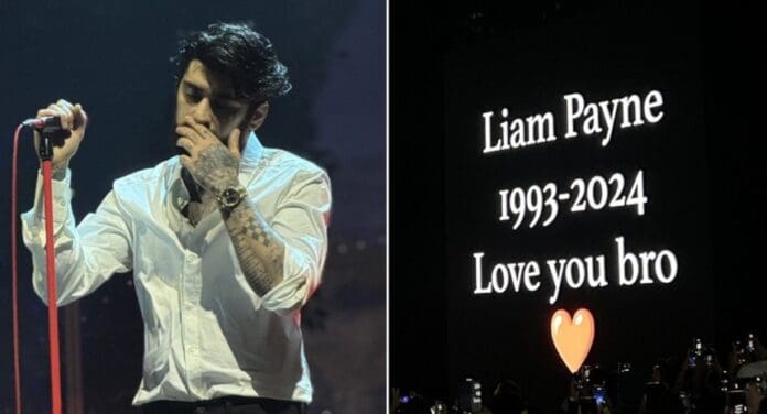 Video: Zayn Malik rinde emotivo homenaje a Liam Payne en pleno concierto en CDMX
