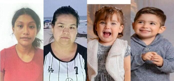 Buscan a una mujer y tres menores en Quintana Roo, incluidos dos hermanos de Playa del Carmen. Están activas sus fichas.