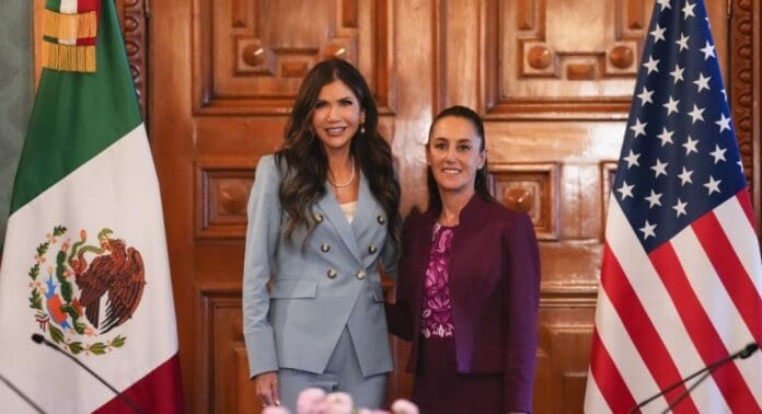 Claudia Sheinbaum se reúne con Kristi Noem, la funcionaria de Donald Trump que llama 