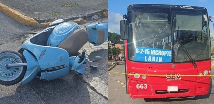 Fallece una persona y dos resultan lesionadas en choques en Cancún. Percances ocurrieron por manejar sin precaución.