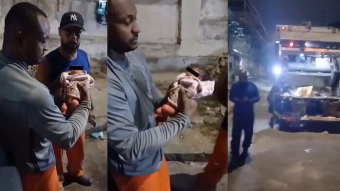 Video: Bebé es rescatado de entre la basura por un recolector en Brasil; pesó que era una muñeca