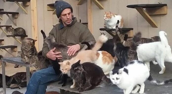 Mueren en incendio el fundador de un albergue animal y cerca de 100 gatos; se cree que el fuego pudo ser provocado.