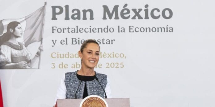 Presenta la presidenta Claudia Sheinbaum el Plan México, que consta de 18 puntos para fortalecer la economía nacional.