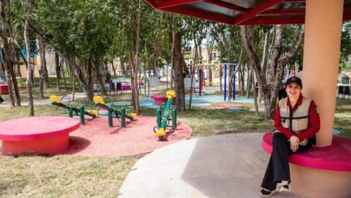 Estefanía Mercado devuelve renovado parque Las Grullas, en Villas del Sol, a sus verdaderos dueños: ¡El pueblo!