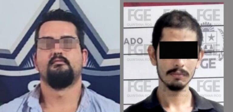 Detienen en Cancún a dos hombres, un ladrón de motocicletas y a un sujeto que circulaba con sirenas de emergencia.