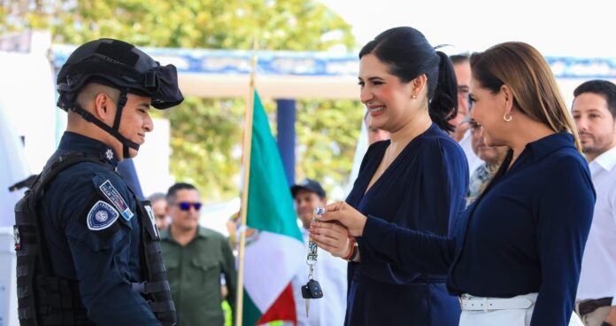 Mara Lezama destaca millonaria inversión en materia de seguridad por parte de Estefanía Mercado