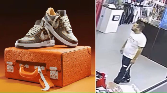 Video: Roban unos exclusivos tenis Louis Vuitton valuados en 1.2 mdp en Polanco, CDMX