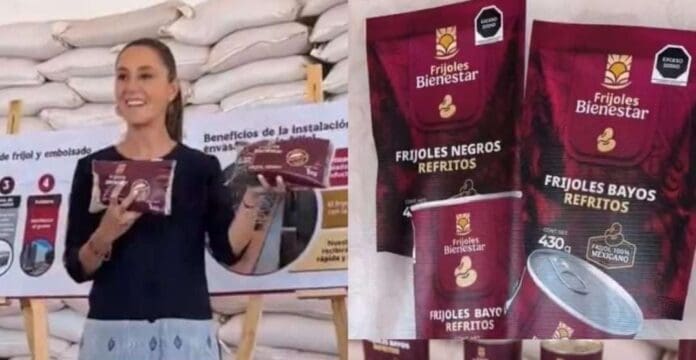 Luego de la polémica por el chocolate, ahora la presidenta Claudia Sheinbaum anuncia el frijol del Bienestar.