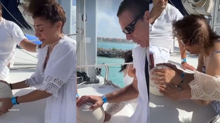 Viuda de Fernando del Solar genera polémica por esparcir sus cenizas en el mar sin sus hijos presentes