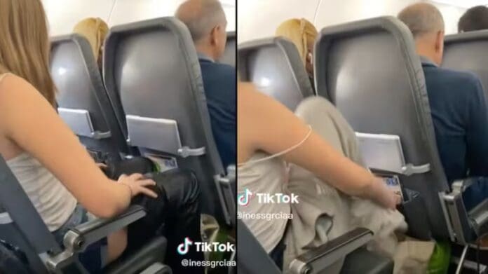 VIDEO: Pasajera se desviste en pleno vuelo para no pagar exceso de equipaje