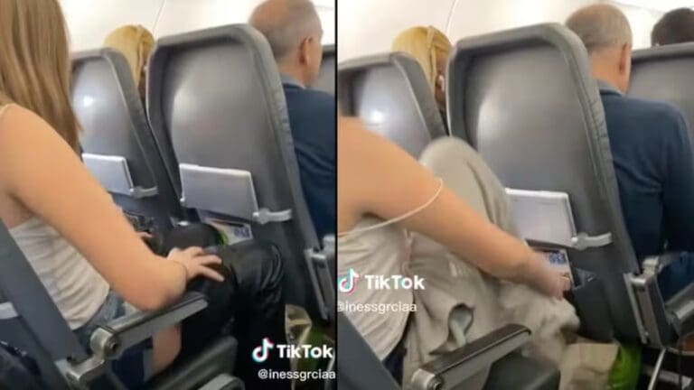 VIDEO: Pasajera se desviste en pleno vuelo para no pagar exceso de equipaje