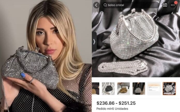 Se burlan de la influencer Priscila Escoto por presumir bolsas de diseñador fabricadas en China