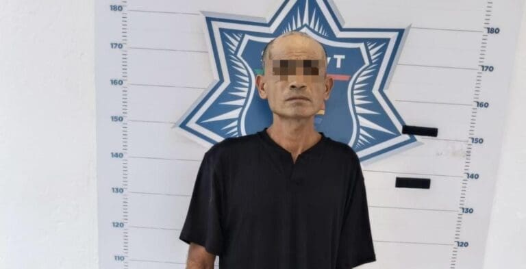 Detienen a un sujeto de 50 años que abusó de una menor de edad en un hotel en la Supermanzana 64 de Cancún.