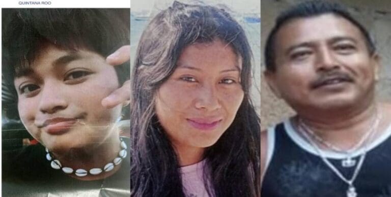 Reportan la desaparición de una mujer, un hombre y un menor en Quintana Roo. Ya están activas sus fichas de búsqueda.
