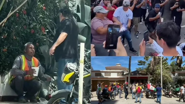 foto de protesta en mazatlán