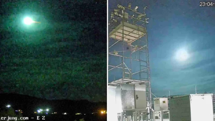 foto de Meteorito caído en Brasil