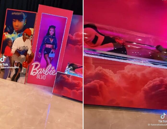 foto de funeral estilo barbie