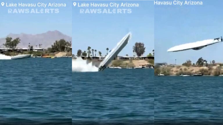 Video: se vuelca la lancha “Freedom One” durante el Desert Storm Shootout en Arizona, Estados Unidos