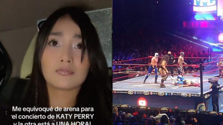 Video: Fan de Katy Perry se equivoca de recinto y acude a la Arena México en lugar de la de Ciudad de México