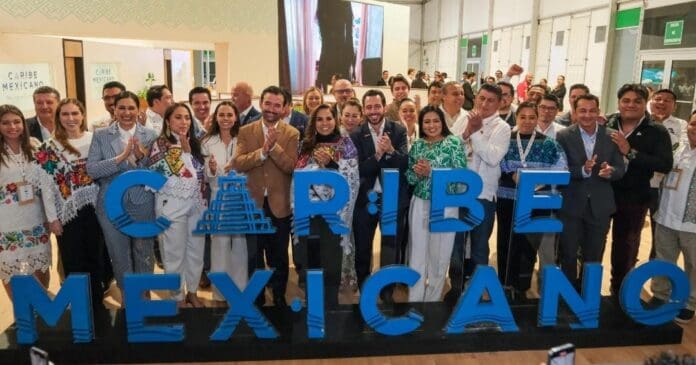 Inaugura la gobernadora Mara Lezama el Pabellón del Caribe Mexicano en el Tianguis Turístico de México 2025.