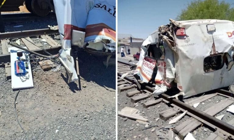 Muere funcionario de Mapimí, Durango, al intentar ganarle el paso a un tren