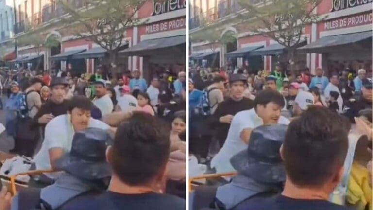 Vendedor arroja tamales al suelo para evitar decomiso en Guadalajara