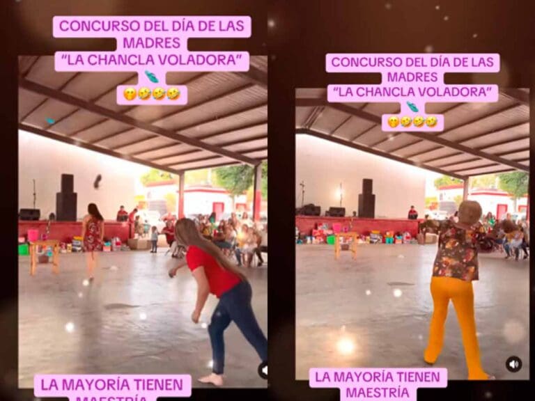 VIDEO: Concurso de lanzamiento de chancla arrasa en redes por el Día de las Madres