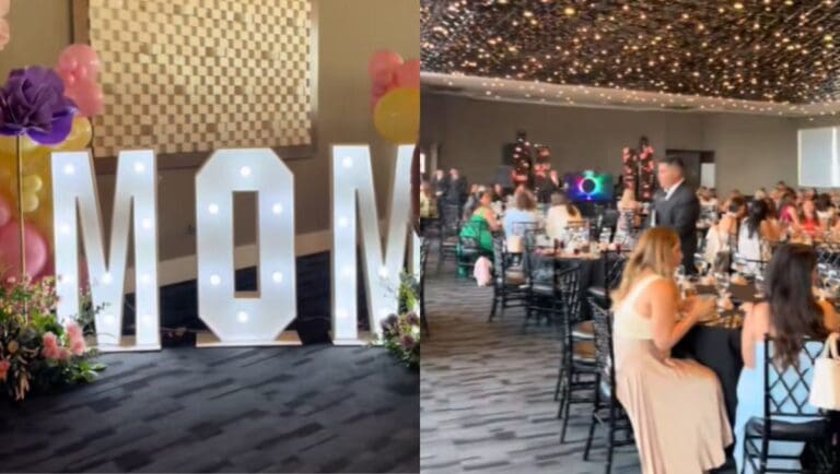 VIDEO: Critican a mujer por mostrar lujoso festejo del Día de las Madres en colegio de su hija en Nuevo León