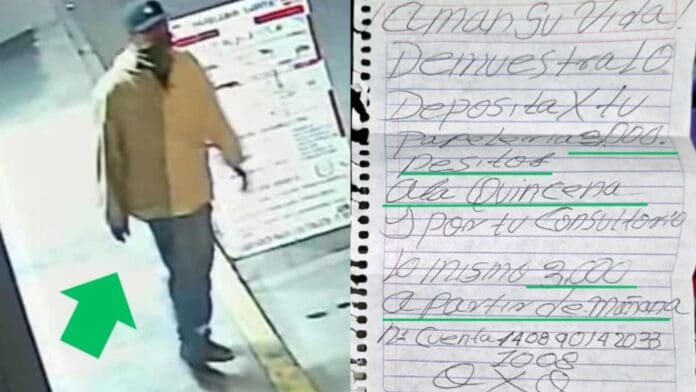 Video: Entregan carta de extorsión a dueño de negocio en Chalco, Edomex; exigen tres mil pesos quincenales