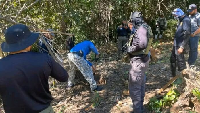 Localizan fosa clandestina con tres osamentas en Aquila, Michoacán