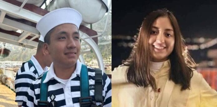 América Yamileth y Adal Jair son los dos jóvenes fallecidos en el accidente del buque Cuauhtémoc en Nueva York.