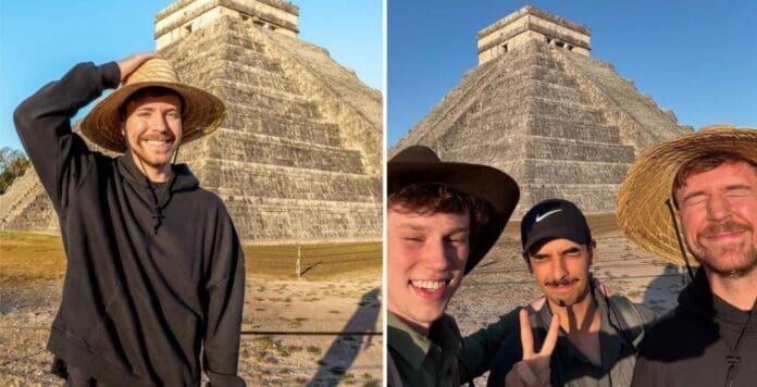 Niega el influencer MrBeast que gobierno de México lo haya demandado por su visita a Chichén Itzá y Calakmul.