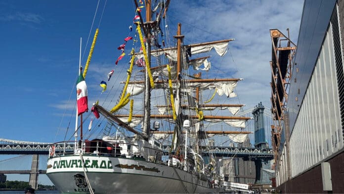 Piloto de Estados Unidos controlaba el buque Cuauhtémoc al momento del choque: Marina