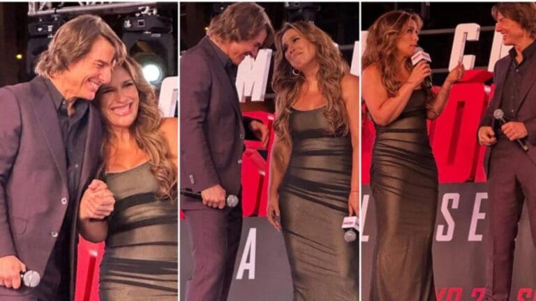 Angélica Vale revela que cumplió su sueño de conocer a Tom Cruise y presume que la besó dos veces