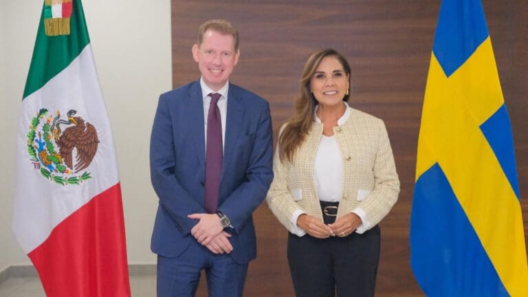 Fortalecen Mara Lezama y embajador de Suecia en México, Gunnar Aldén, sectores del turismo y la sustentabilidad