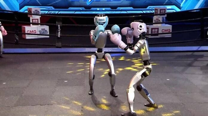 Video: China estrena primer campeonato de boxeo entre robots humanoides