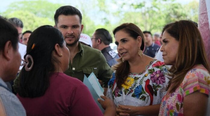 Lleva Mara Lezama Espinosa más de 40 servicios gratuitos a Nuevo Canaán gracias a las Caravanas del Bienestar.