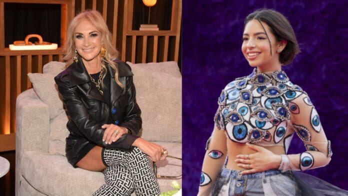 Video: Adela Micha se burla del tatuaje que Christian Nodal se hizo por Ángela Aguilar