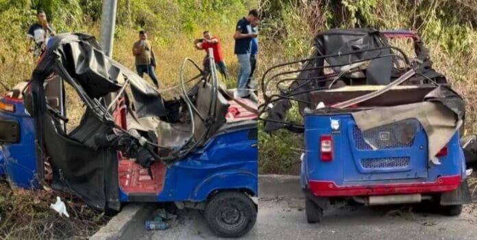 Choca mototaxista en el Arco Norte de Cancún y causa la muerte de su pasajero. Autoridades indagan para deslinde de responsabilidades.